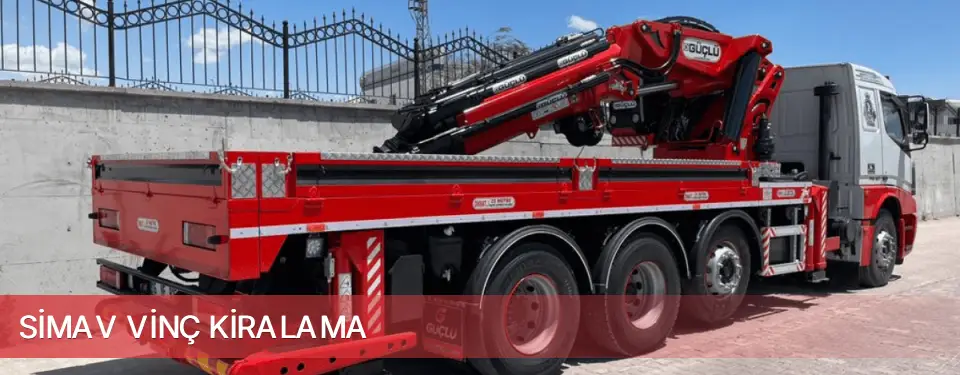 Simav İlçemi Vinç Kiralama